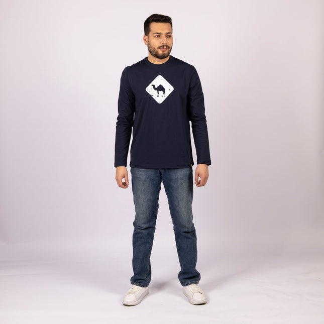 Jobedu Camel Crossing | Adult Graphic Longsleeve Tshirt - Adult Graphic Longsleeve Tshirt - Jobedu Jordan
