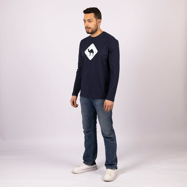 Jobedu Camel Crossing | Adult Graphic Longsleeve Tshirt - Adult Graphic Longsleeve Tshirt - Jobedu Jordan