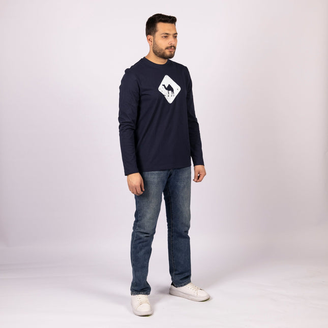 Jobedu Camel Crossing | Adult Graphic Longsleeve Tshirt - Adult Graphic Longsleeve Tshirt - Jobedu Jordan