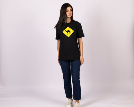 Jobedu Camel Crossing | Basic Cut T-shirt - Graphic T-Shirt - Unisex - Jobedu Jordan