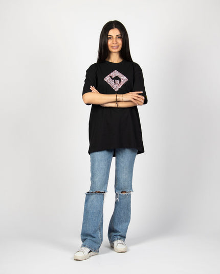Jobedu Camel Crossing Calligraphy | Basic Cut T-shirt - Graphic T-Shirt - Unisex - Jobedu Jordan