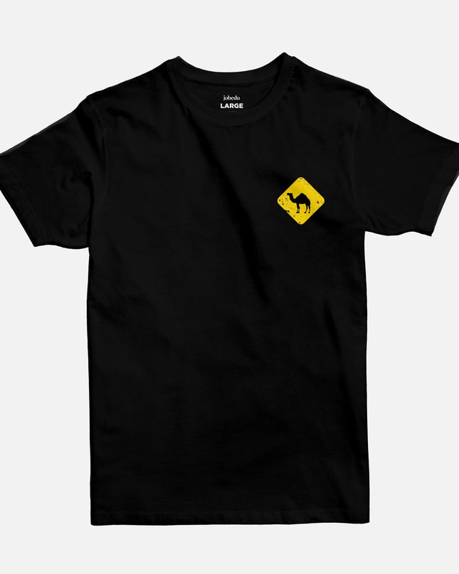 Jobedu Camel Crossing Icon | Basic Cut T-shirt - Graphic T-Shirt - Unisex - Jobedu Jordan