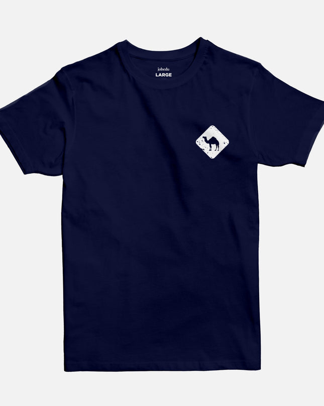 Jobedu Camel Crossing Icon | Basic Cut T-shirt - Graphic T-Shirt - Unisex - Jobedu Jordan