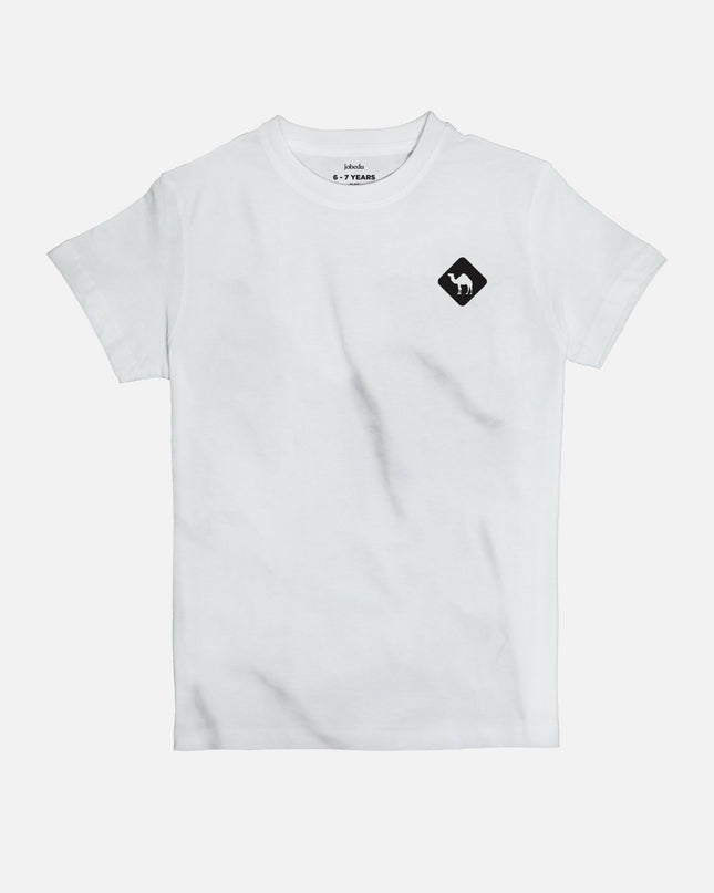 Jobedu Camel Crossing Icon | Kid's Basic Cut T-shirt - Graphic T-Shirt - Kids - Jobedu Jordan