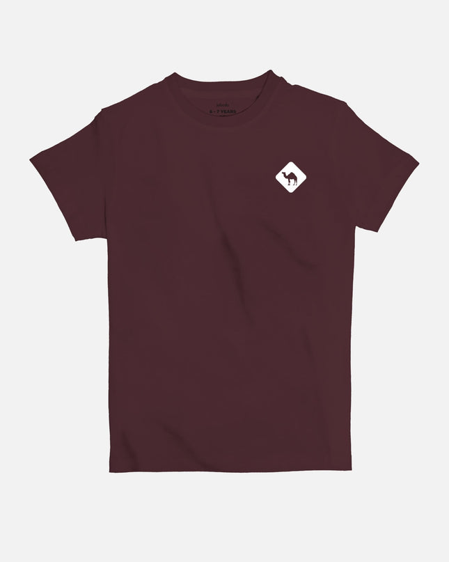 Jobedu Camel Crossing Icon | Kid's Basic Cut T-shirt - Graphic T-Shirt - Kids - Jobedu Jordan