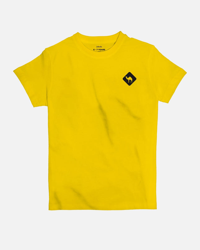 Jobedu Camel Crossing Icon | Kid's Basic Cut T-shirt - Graphic T-Shirt - Kids - Jobedu Jordan