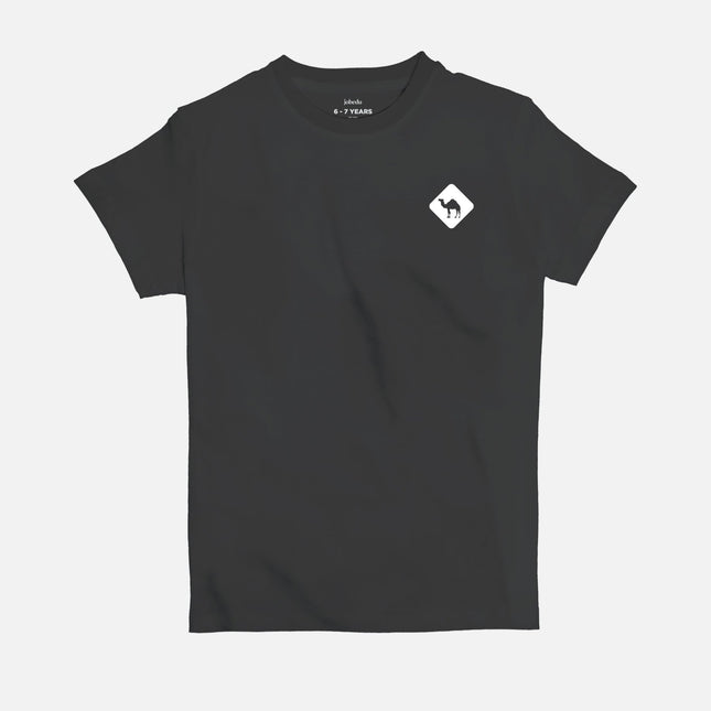 Jobedu Camel Crossing Icon | Kid's Basic Cut T-shirt - Graphic T-Shirt - Kids - Jobedu Jordan