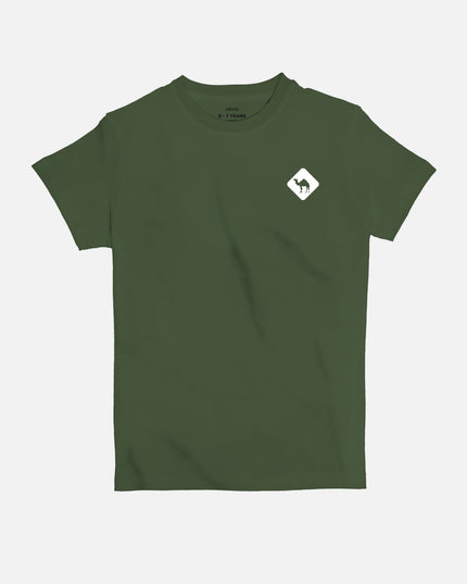 Jobedu Camel Crossing Icon | Kid's Basic Cut T-shirt - Graphic T-Shirt - Kids - Jobedu Jordan