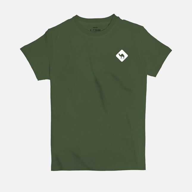 Jobedu Camel Crossing Icon | Kid's Basic Cut T-shirt - Graphic T-Shirt - Kids - Jobedu Jordan