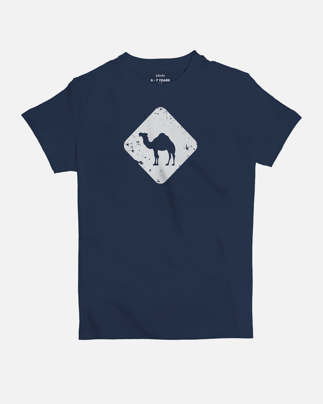 Jobedu Camel Crossing | Kid's Basic Cut T-shirt - Graphic T-Shirt - Kids - Jobedu Jordan