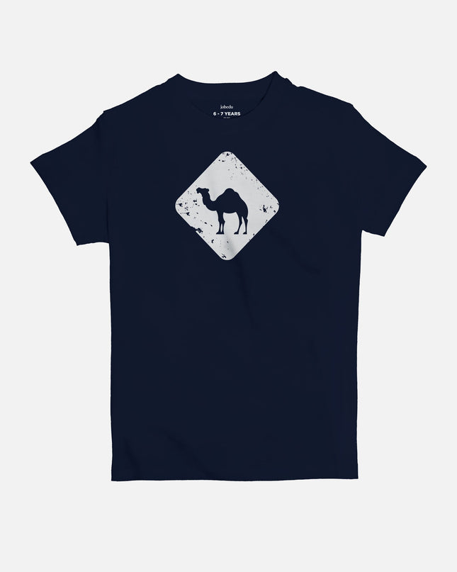 Jobedu Camel Crossing | Kid's Basic Cut T-shirt - Graphic T-Shirt - Kids - Jobedu Jordan