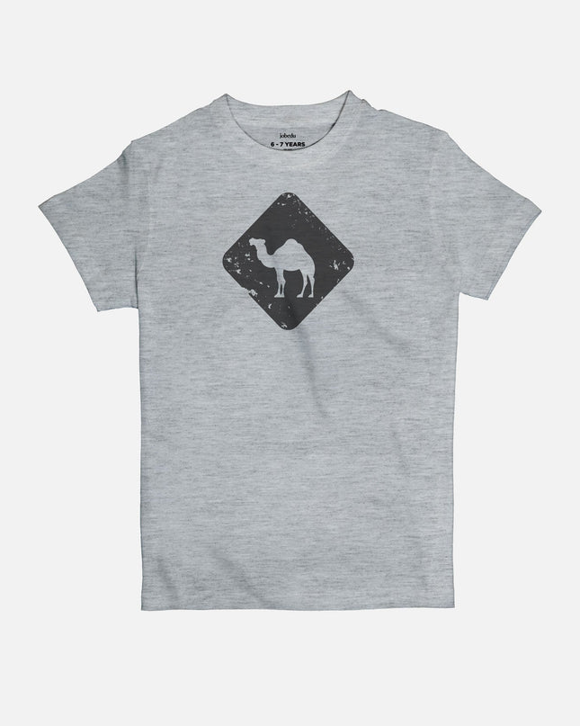 Jobedu Camel Crossing | Kid's Basic Cut T-shirt - Graphic T-Shirt - Kids - Jobedu Jordan
