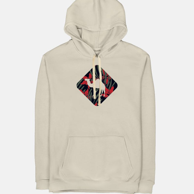 Jobedu Camel Crossing Tropical | Unisex Adult Hoodie - Graphic Hoodie - Unisex - Jobedu Jordan