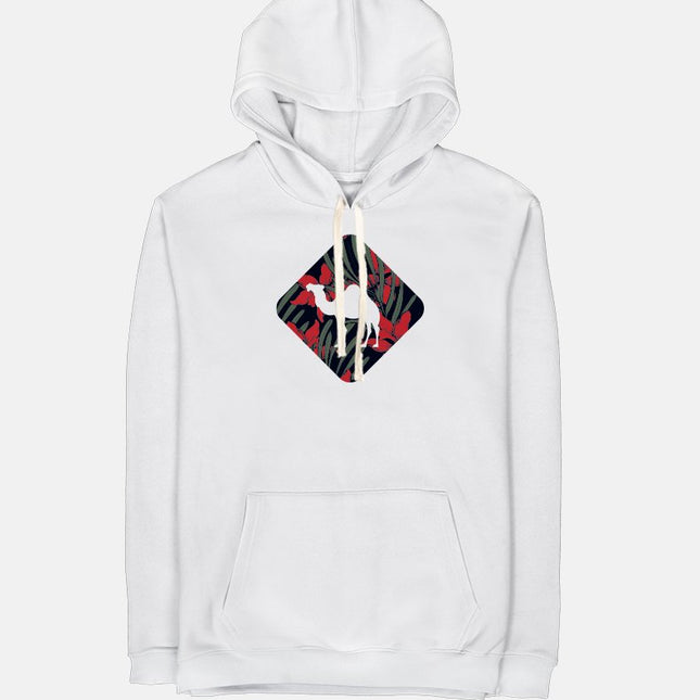 Jobedu Camel Crossing Tropical | Unisex Adult Hoodie - Graphic Hoodie - Unisex - Jobedu Jordan