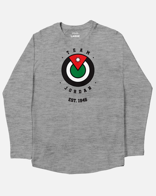 Jordan 1946 | Adult Graphic Longsleeve Tshirt - Adult Graphic Longsleeve Tshirt - Jobedu Jordan