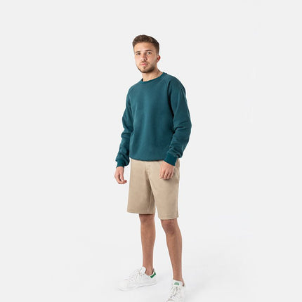 Khaki | Men's Twill Short - Twill Shorts - Jobedu Jordan