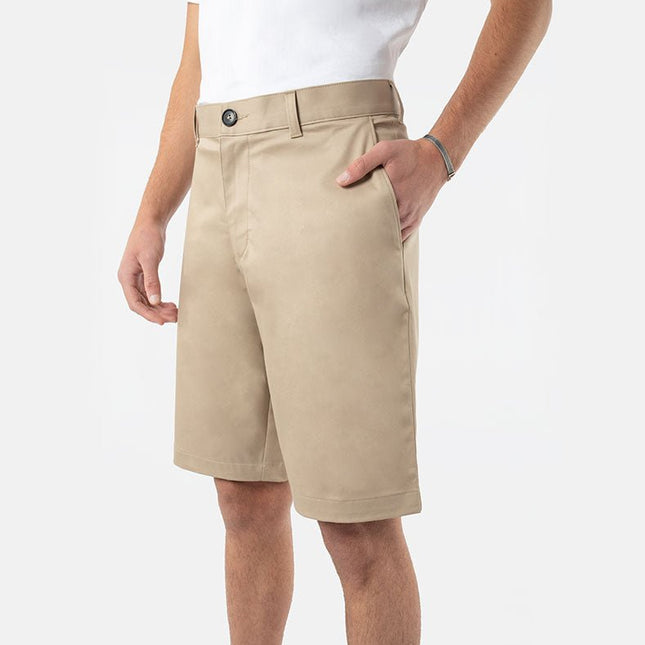 Khaki | Men's Twill Short - Twill Shorts - Jobedu Jordan