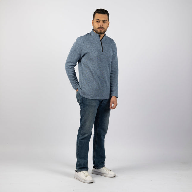 Lavendar Blue | Adult Quarter Zip Sweater - Adult Quarter Zip Sweater - Jobedu Jordan
