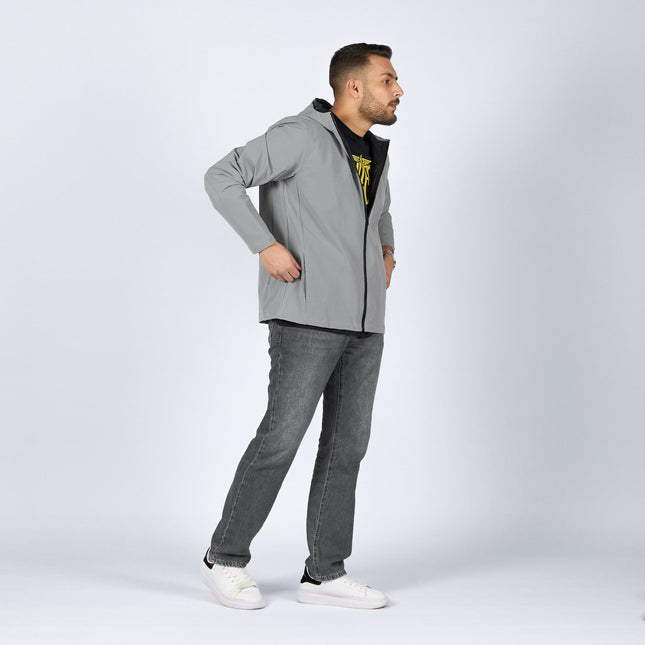 Light Grey | Adult Hooded Winterproof Jacket - Jackets - Jobedu Jordan