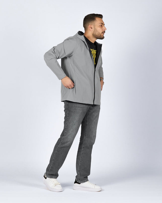 Light Grey | Adult Hooded Winterproof Jacket - Jackets - Jobedu Jordan