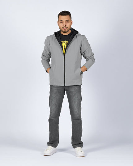 Light Grey | Adult Hooded Winterproof Jacket - Jackets - Jobedu Jordan