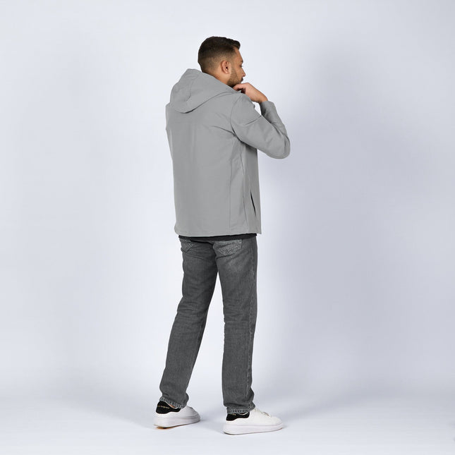 Light Grey | Adult Hooded Winterproof Jacket - Jackets - Jobedu Jordan