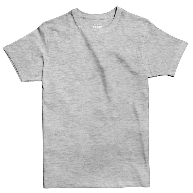 Medium Grey Melange | Basic Cut T-shirt - Basic T-Shirt - Unisex - Jobedu Jordan