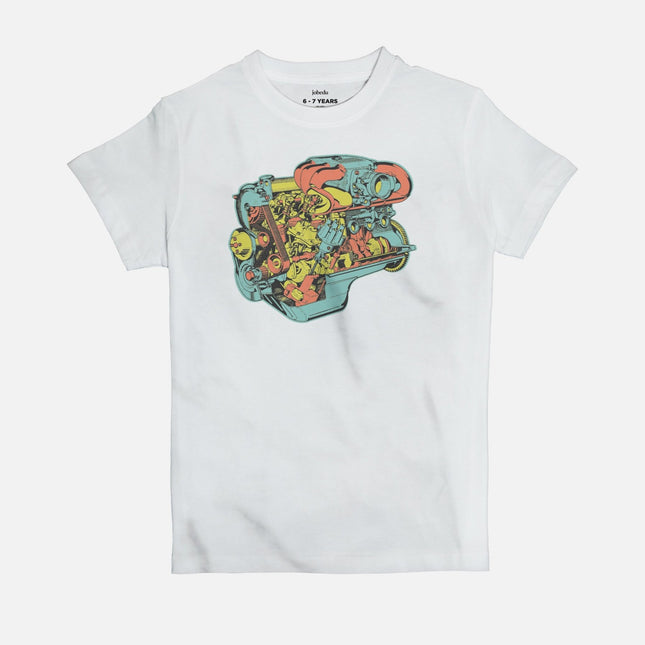 Motor | Kid's Basic Cut T-shirt - Graphic T-Shirt - Kids - Jobedu Jordan