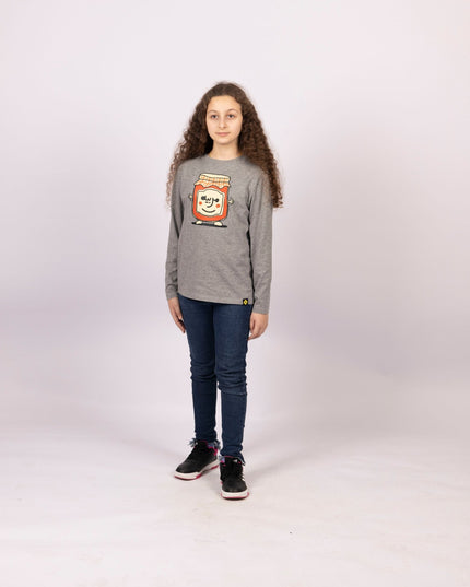 Mrabbayeh | Kids Graphic Longsleeve Tshirt - Kids Graphic Longsleeve Tshirt - Jobedu Jordan