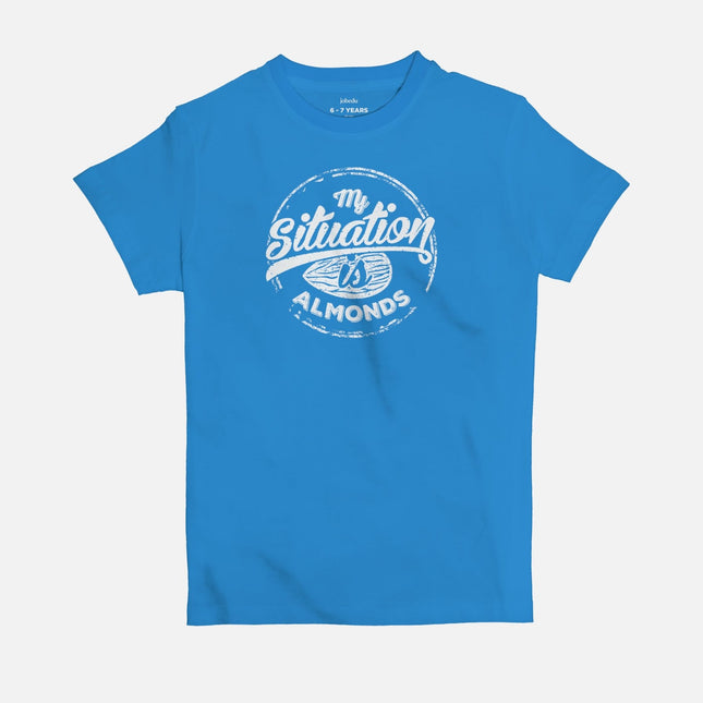 My Situation is Almonds | Kid's Basic Cut T-shirt - Graphic T-Shirt - Kids - Jobedu Jordan