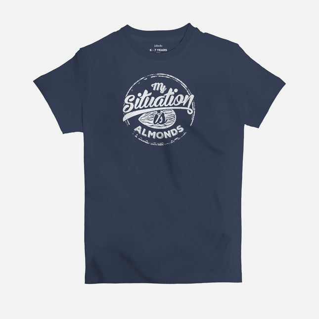 My Situation is Almonds | Kid's Basic Cut T-shirt - Graphic T-Shirt - Kids - Jobedu Jordan