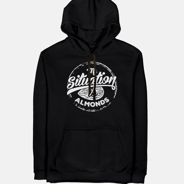 My Situation is Almonds | Unisex Adult Hoodie - Graphic Hoodie - Unisex - Jobedu Jordan