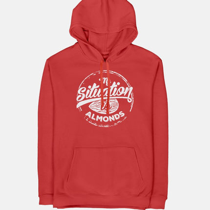 My Situation is Almonds | Unisex Adult Hoodie - Graphic Hoodie - Unisex - Jobedu Jordan