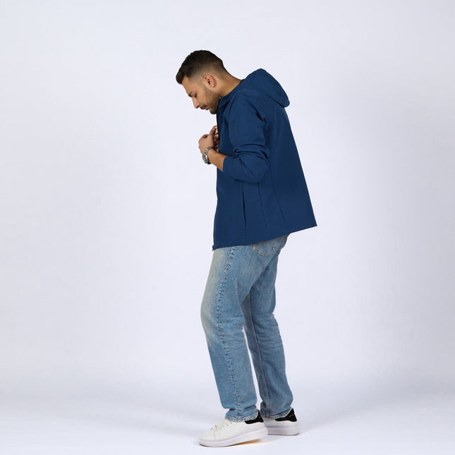 Navy Blue | Adult Hooded Winterproof Jacket - Jackets - Jobedu Jordan
