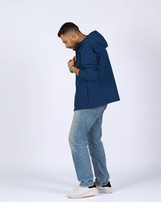 Navy Blue | Adult Hooded Winterproof Jacket - Jackets - Jobedu Jordan