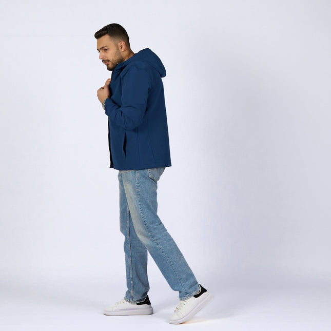 Navy Blue | Adult Hooded Winterproof Jacket - Jackets - Jobedu Jordan