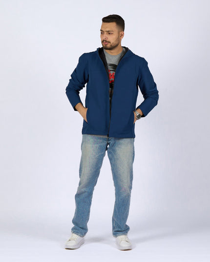 Navy Blue | Adult Hooded Winterproof Jacket - Jackets - Jobedu Jordan