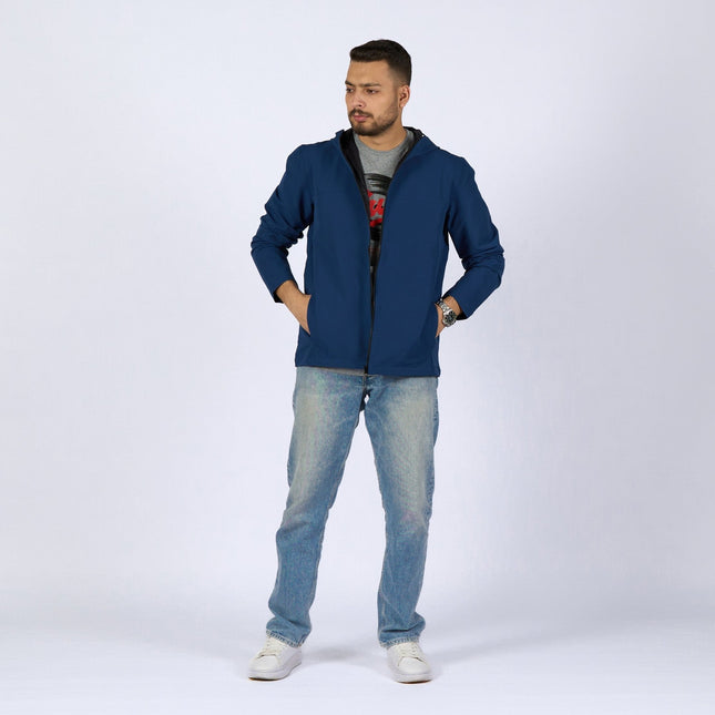 Navy Blue | Adult Hooded Winterproof Jacket - Jackets - Jobedu Jordan