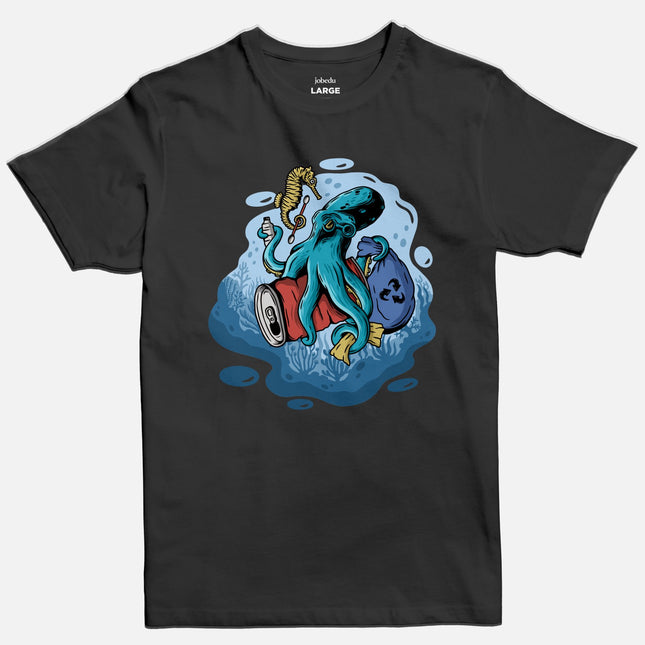 Octopus | Basic Cut T-shirt - Graphic T-Shirt - Unisex - Jobedu Jordan