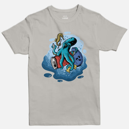 Octopus | Basic Cut T-shirt - Graphic T-Shirt - Unisex - Jobedu Jordan