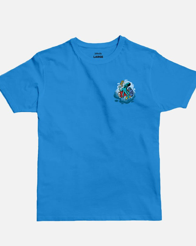 Octopus Icon | Basic Cut T-shirt - Graphic T-Shirt - Unisex - Jobedu Jordan