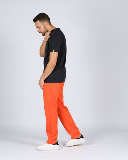 Orange | Adult Straight Leg Sweatpant - Adult Straight Leg Sweatpant - Jobedu Jordan