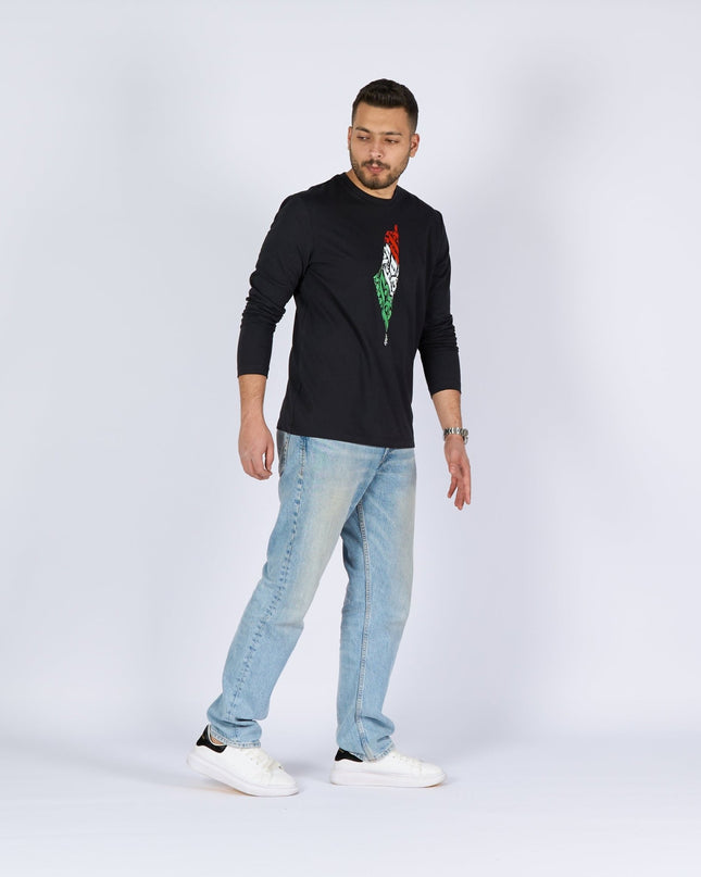 Palestine Arabia | Adult Graphic Longsleeve Tshirt - Adult Graphic Longsleeve Tshirt - Jobedu Jordan