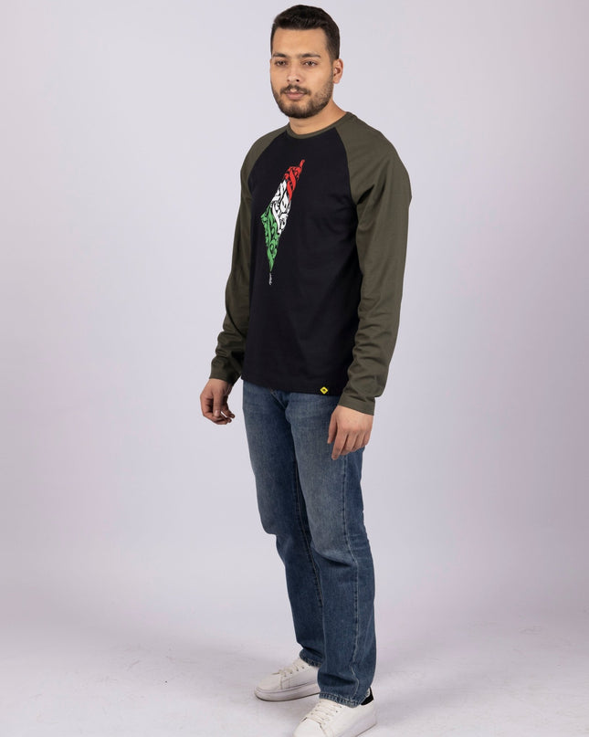 Palestine Arabia | Unisex Baseball T-shirt - Graphic Baseball T-Shirt - Unisex - Jobedu Jordan