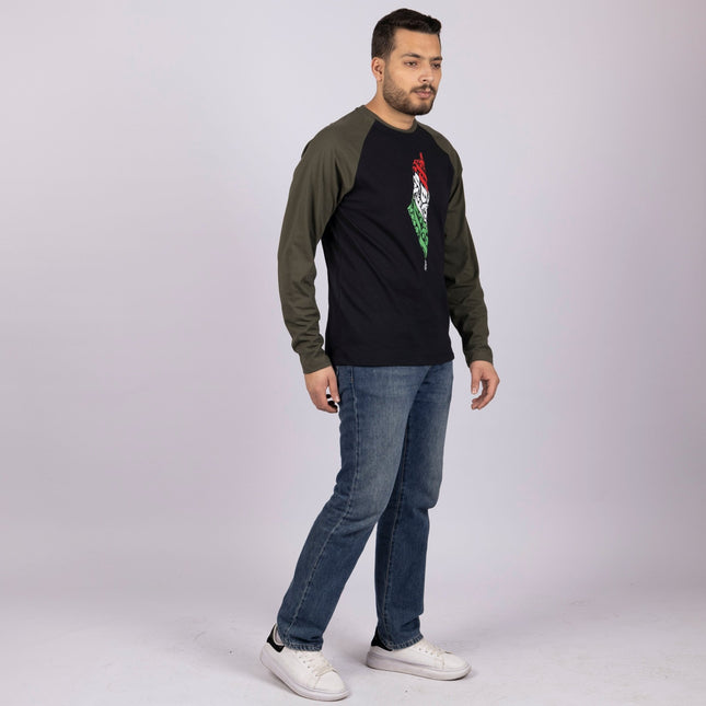 Palestine Arabia | Unisex Baseball T-shirt - Graphic Baseball T-Shirt - Unisex - Jobedu Jordan