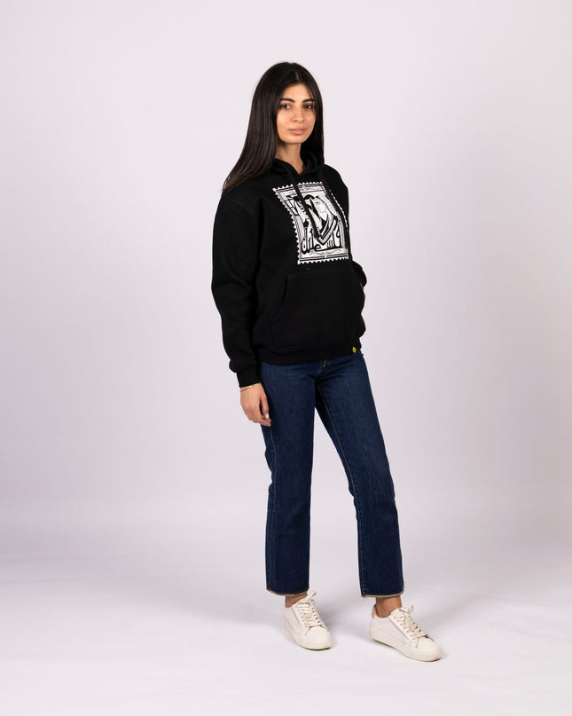 Palestine Stamp | Unisex Adult Hoodie - Graphic Hoodie - Unisex - Jobedu Jordan