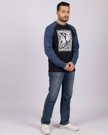Palestine Stamp | Unisex Baseball T-shirt - Graphic Baseball T-Shirt - Unisex - Jobedu Jordan