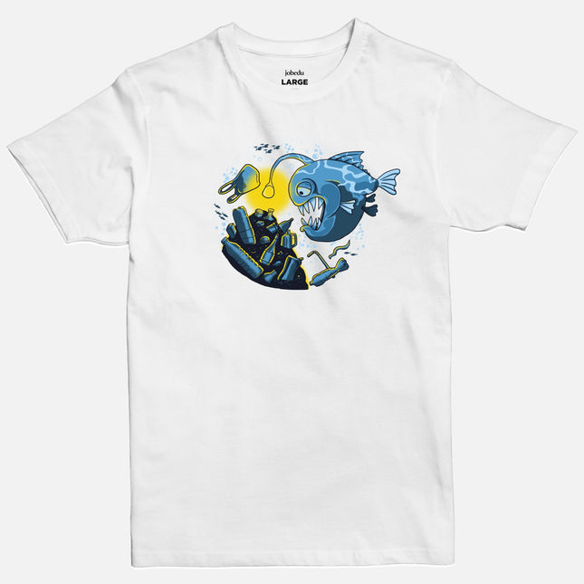 Piranha | Basic Cut T-shirt - Graphic T-Shirt - Unisex - Jobedu Jordan