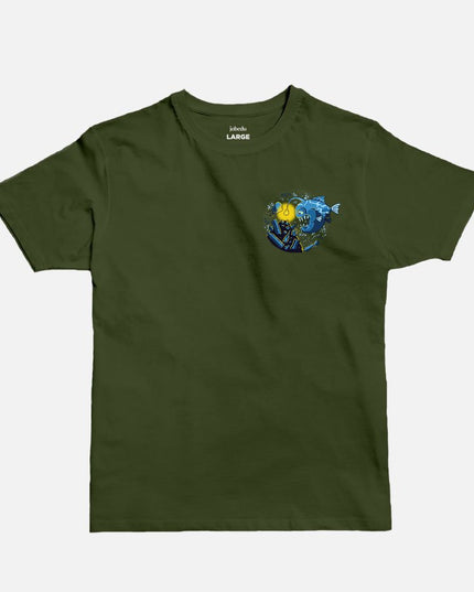 Piranha Icon | Basic Cut T-shirt - Graphic T-Shirt - Unisex - Jobedu Jordan