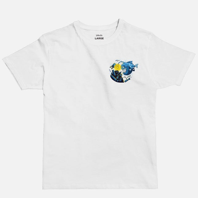Piranha Icon | Basic Cut T-shirt - Graphic T-Shirt - Unisex - Jobedu Jordan